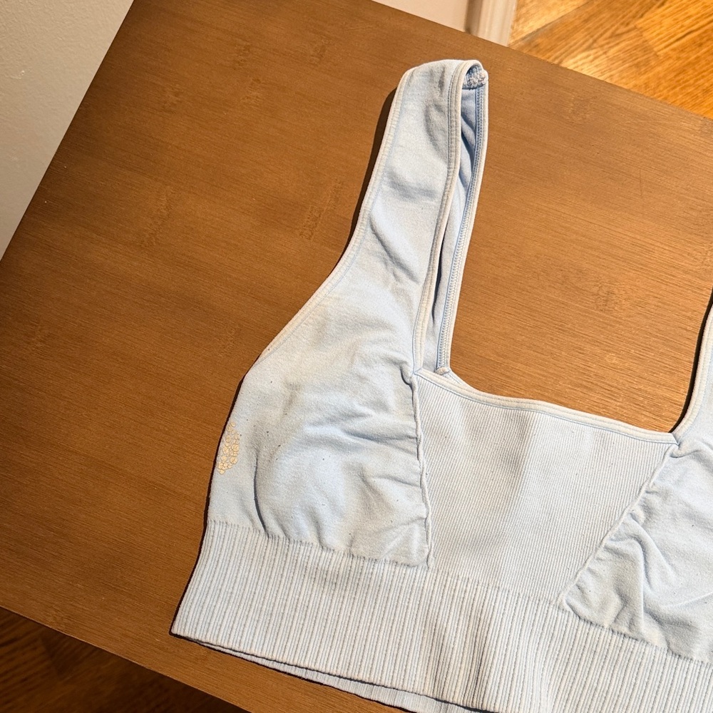 Free People Good Karma Square Neck Sports Bra - blue - Picture 4 of 6